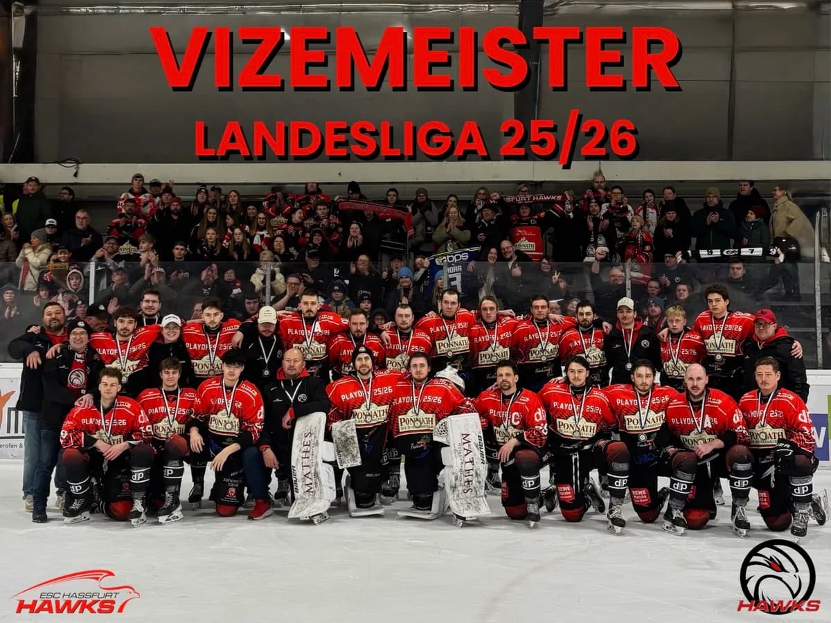 Vizemeister Landesliga 2025/26 — Mannschaftsfoto