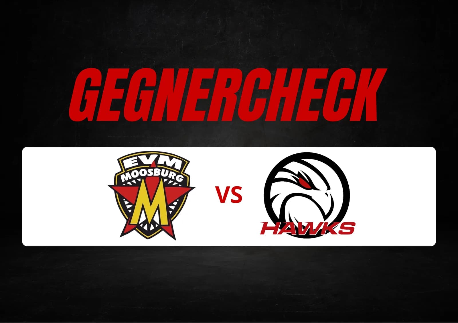 HAWKS vor anspruchsvoller Aufgabe: EV Moosburg im Gegnercheck